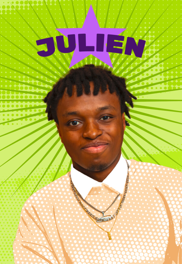 Julien, étudiant à l'EIMA